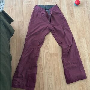 Patagonia Red Winter Sports Pants Water-Resistant Durable